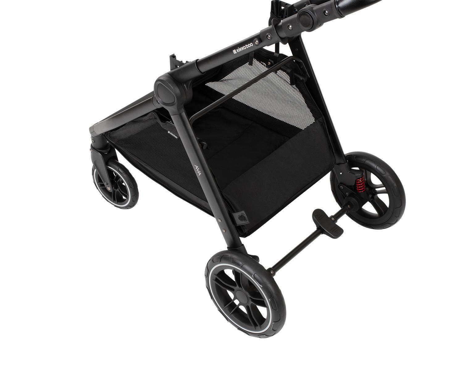 KIKKA BOO Kolica AVA 3in1 set sa I-SIZE autosedištem i tvrdom korpom grey