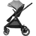 KIKKA BOO Kolica AVA 3in1 set sa I-SIZE autosedištem i tvrdom korpom grey - Slika 2