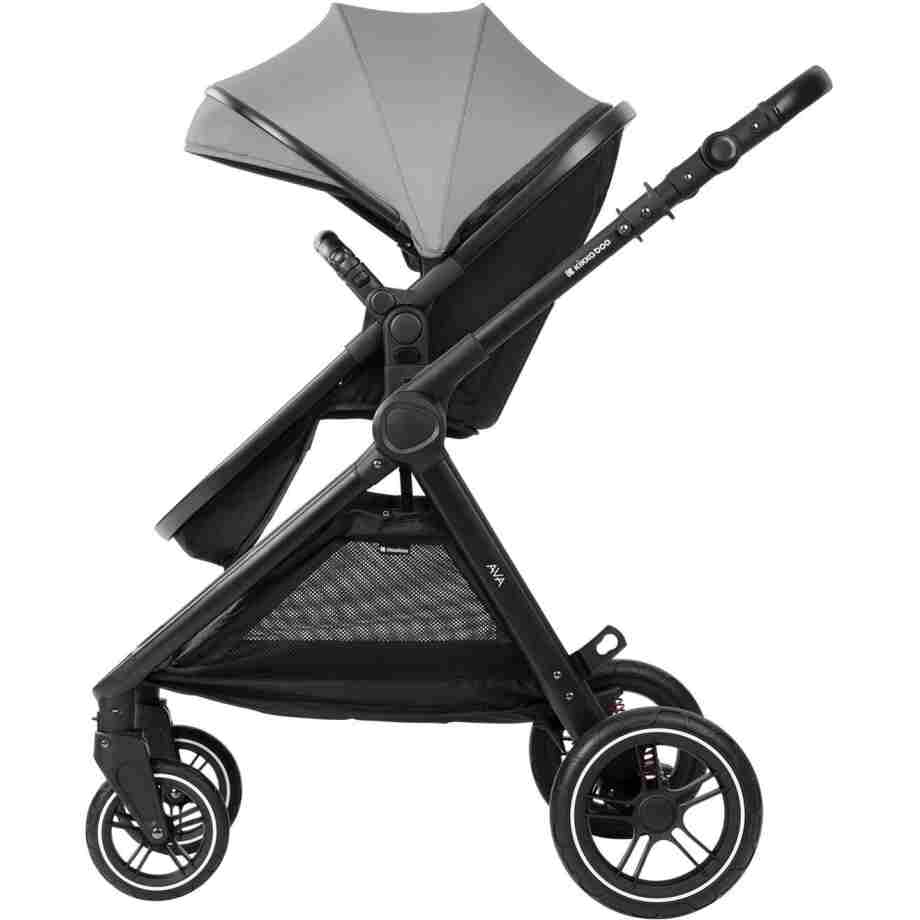 Kolica AVA grey set 3in1 sa I SIZE autosedistem i tvrdom korpom6