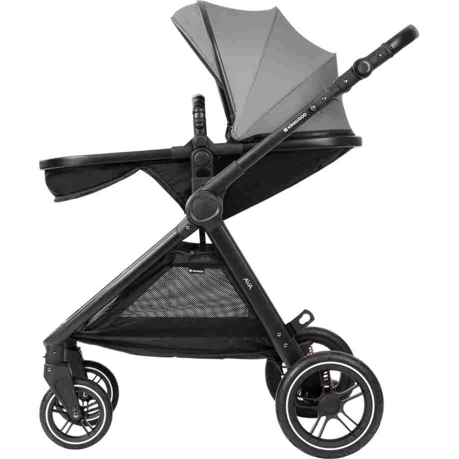 Kolica AVA grey set 3in1 sa I SIZE autosedistem i tvrdom korpom8