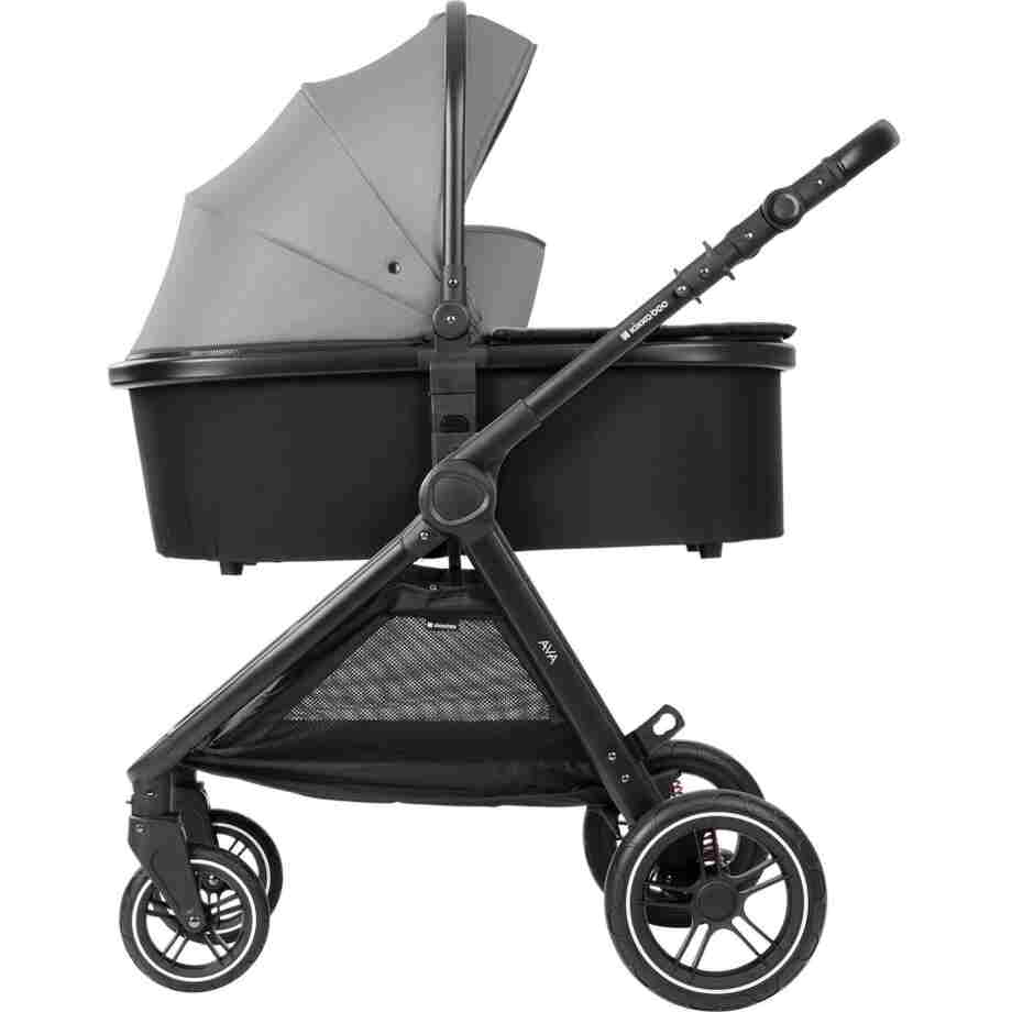 Kolica AVA grey set 3in1 sa I SIZE autosedistem i tvrdom korpom9