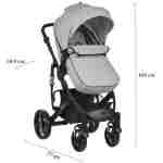 Kolica BELOVED light grey Kolica BELOVED light grey - Slika 10