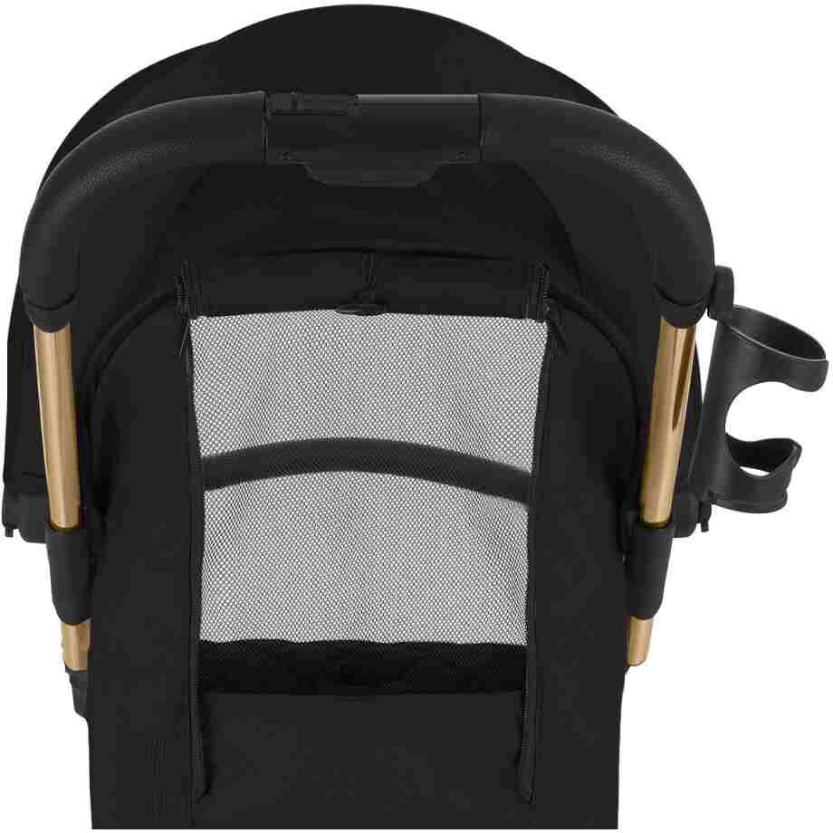 Kolica CLOE premium sa kisnom kabanicom black6