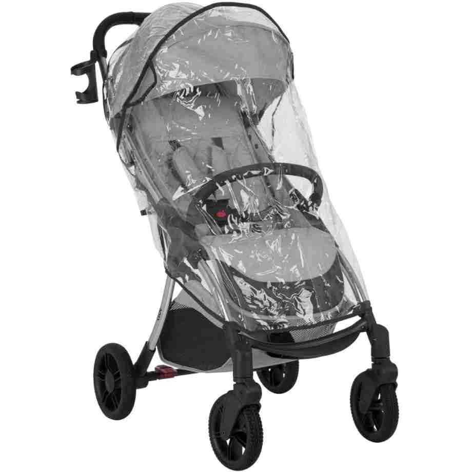 Kolica CLOE premium sa kisnom kabanicom grey1