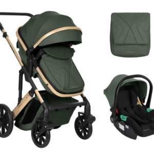 KIKKA BOO Kolica DARLING premium set 2in1 sa I-SIZE autosedištem army green Kolica DARLING premium set 2in1 sa I-SIZE autosedištem army green