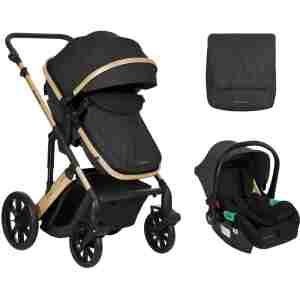 Kolica DARLING premium set 2in1 sa I-SIZE autosedištem black