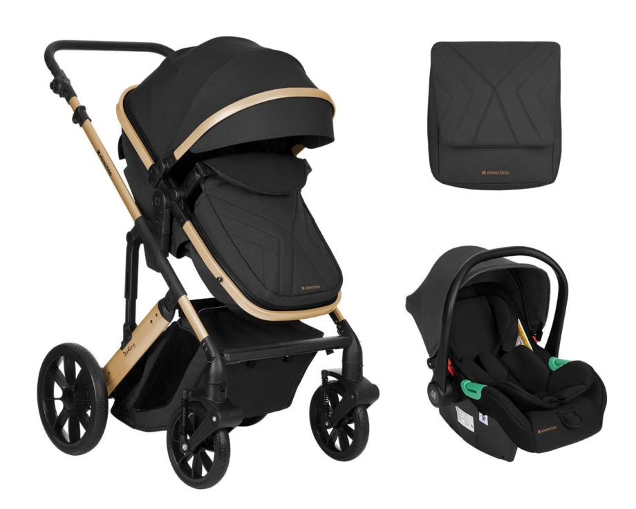 Kolica DARLING premium set 2in1 sa I-SIZE autosedištem black
