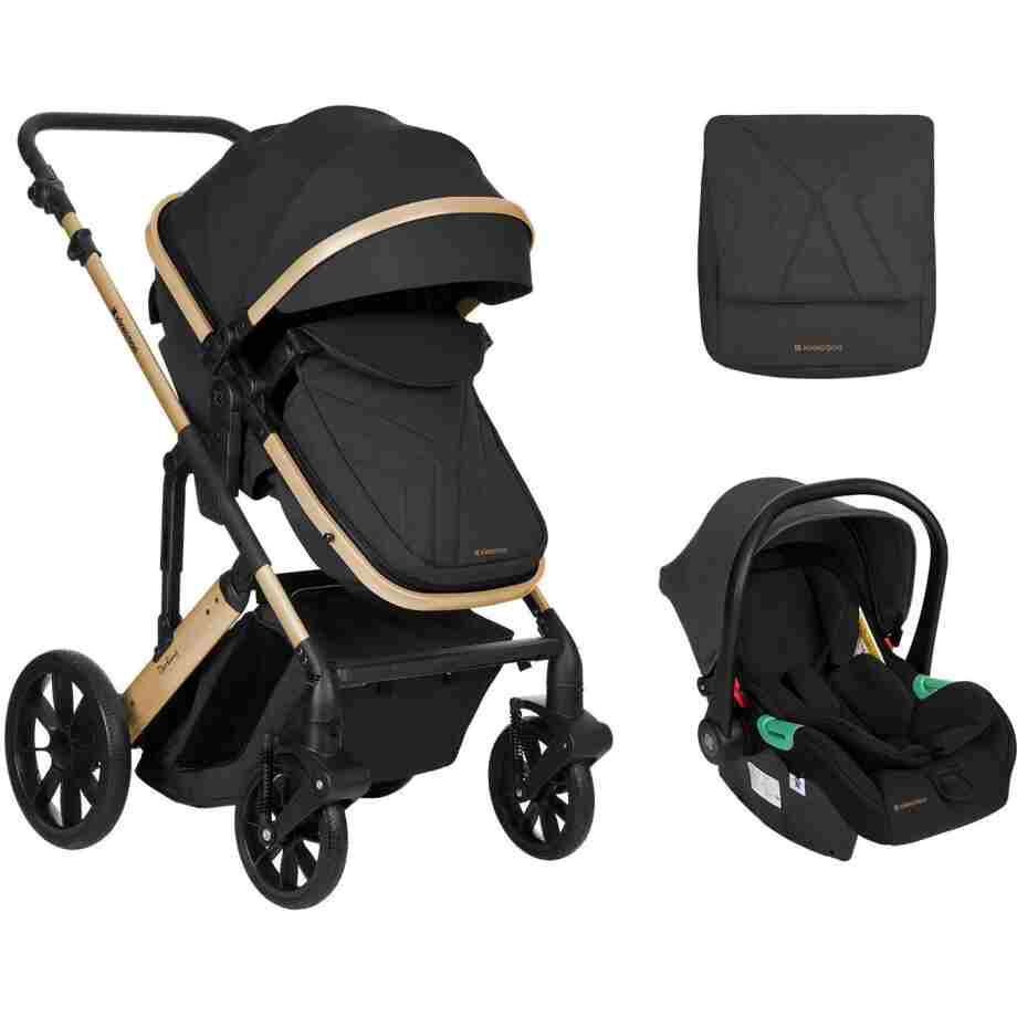 Kolica DARLING premium set 2in1 sa I-SIZE autosedištem black