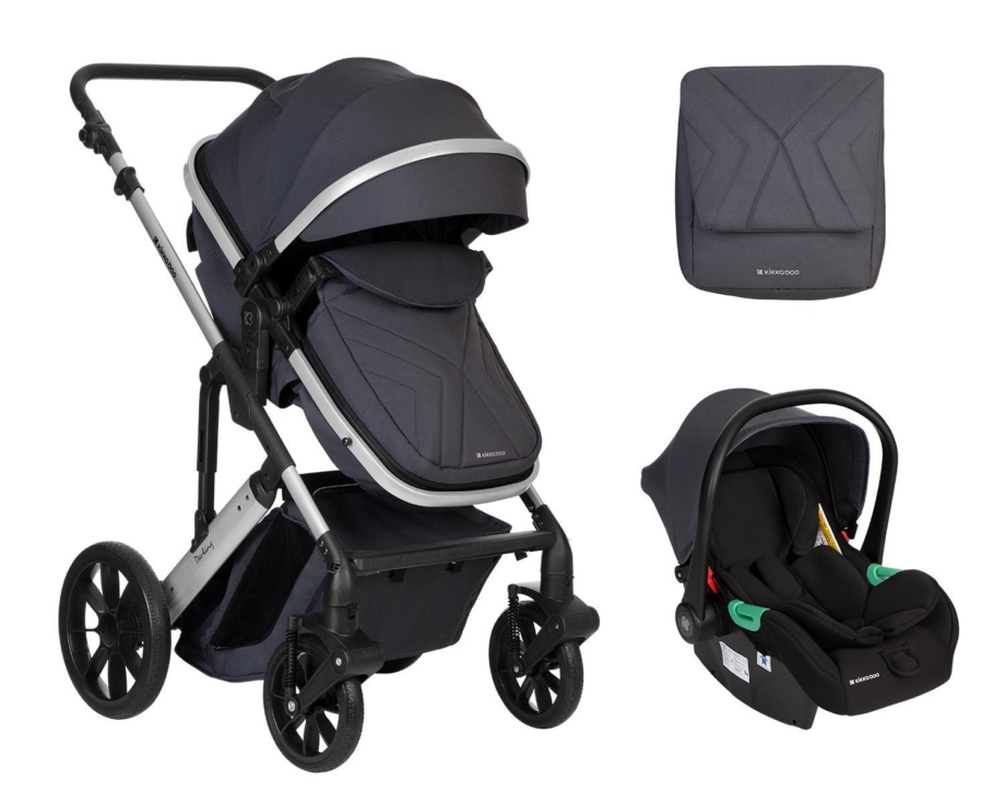 Kolica DARLING premium set 2in1 sa I-SIZE autosedištem dark grey Kolica DARLING premium set 2in1 sa I-SIZE autosedištem dark grey