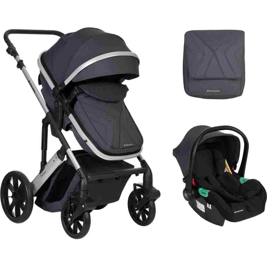 Kolica DARLING premium set 2in1 sa I-SIZE autosedištem dark grey