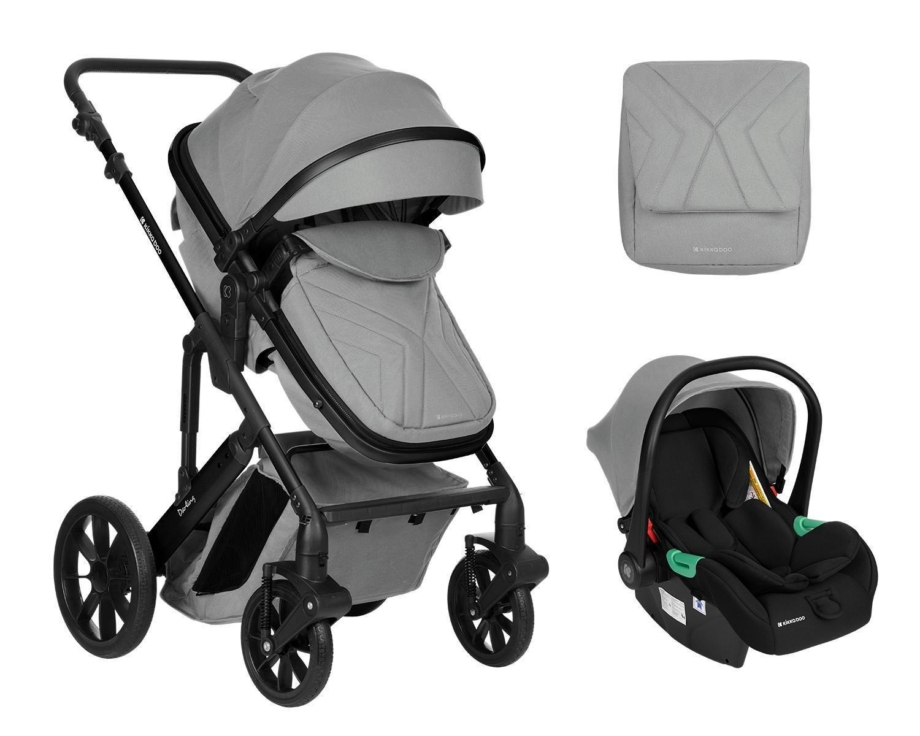 Kolica DARLING premium set 2in1 sa I-SIZE autosedištem light grey Kolica DARLING premium set 2in1 sa I-SIZE autosedištem light grey