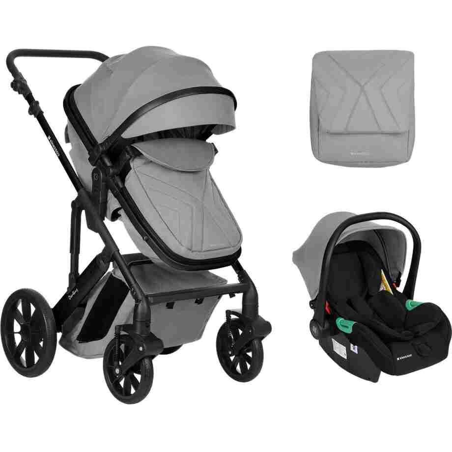 Kolica DARLING premium set 2in1 sa I-SIZE autosedištem light grey