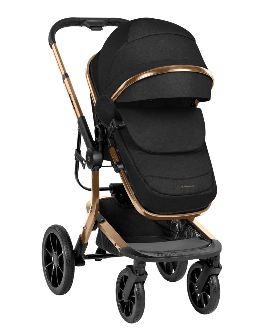 KIKKA BOO Kolica IRENE premium 3in1 set sa I-SIZE autosedištem i tvrdom korpom black KIKKA BOO Kolica IRENE premium 3in1 set sa I-SIZE autosedištem i tvrdom korpom black