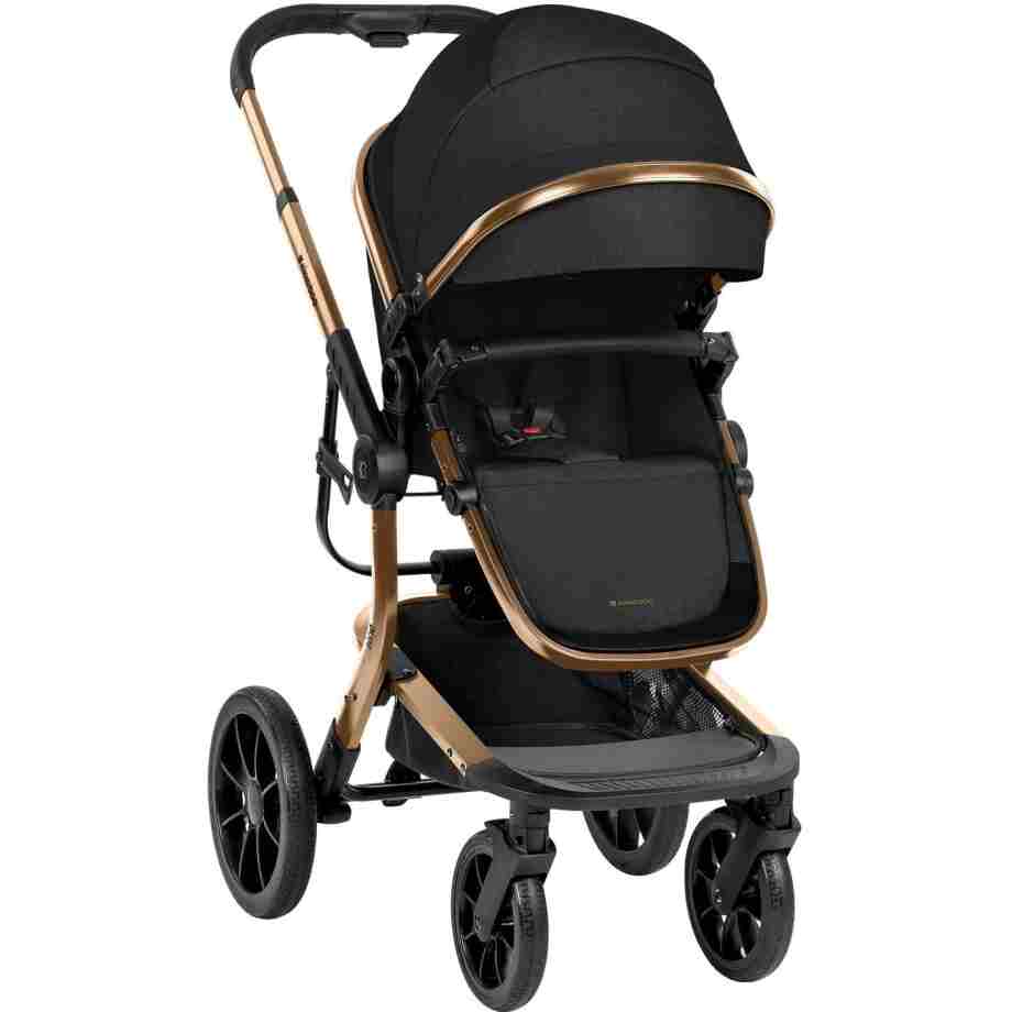 KIKKA BOO Kolica IRENE premium 3in1 set sa I-SIZE autosedištem i tvrdom korpom black