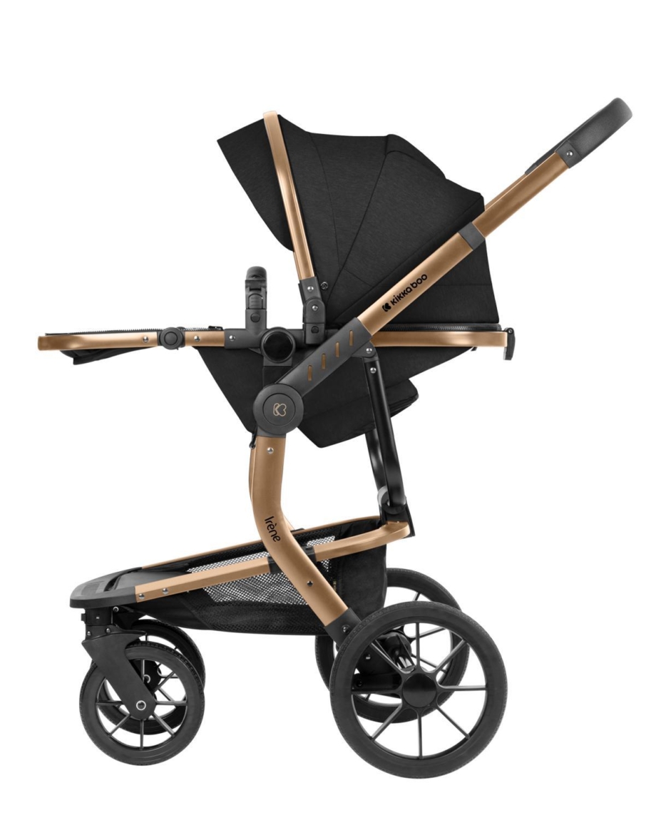 KIKKA BOO Kolica IRENE premium 3in1 set sa I-SIZE autosedištem i tvrdom korpom black KIKKA BOO Kolica IRENE premium 3in1 set sa I-SIZE autosedištem i tvrdom korpom black