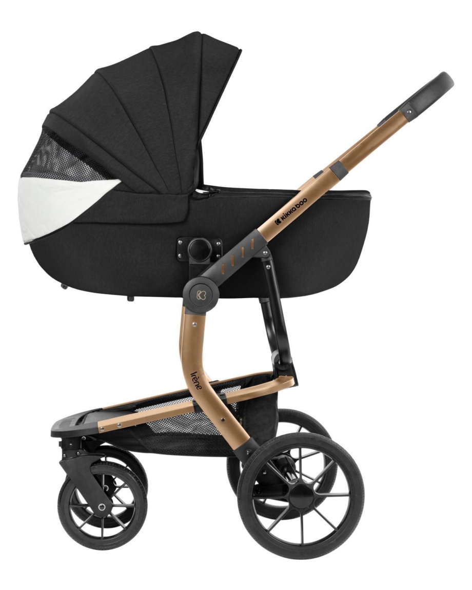 KIKKA BOO Kolica IRENE premium 3in1 set sa I-SIZE autosedištem i tvrdom korpom black KIKKA BOO Kolica IRENE premium 3in1 set sa I-SIZE autosedištem i tvrdom korpom black