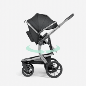 KIKKA BOO Kolica IRENE premium 3in1 set sa I-SIZE autosedištem i tvrdom korpom dark grey - Slika 12