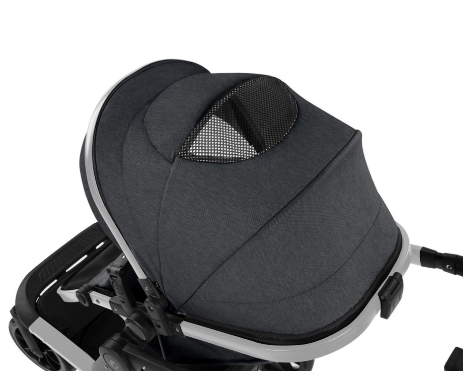 KIKKA BOO Kolica IRENE premium 3in1 set sa I-SIZE autosedištem i tvrdom korpom dark grey