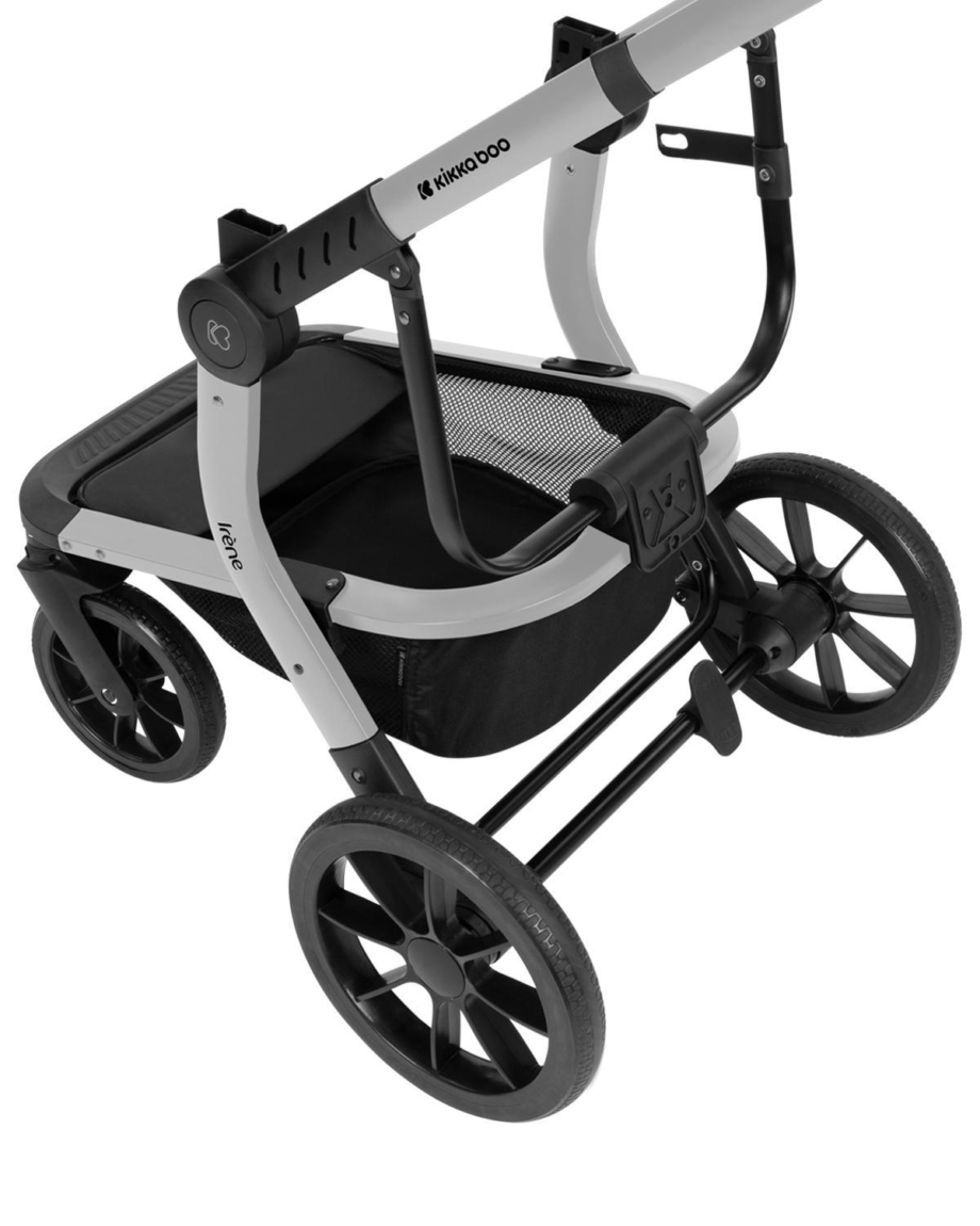 KIKKA BOO Kolica IRENE premium 3in1 set sa I-SIZE autosedištem i tvrdom korpom dark grey