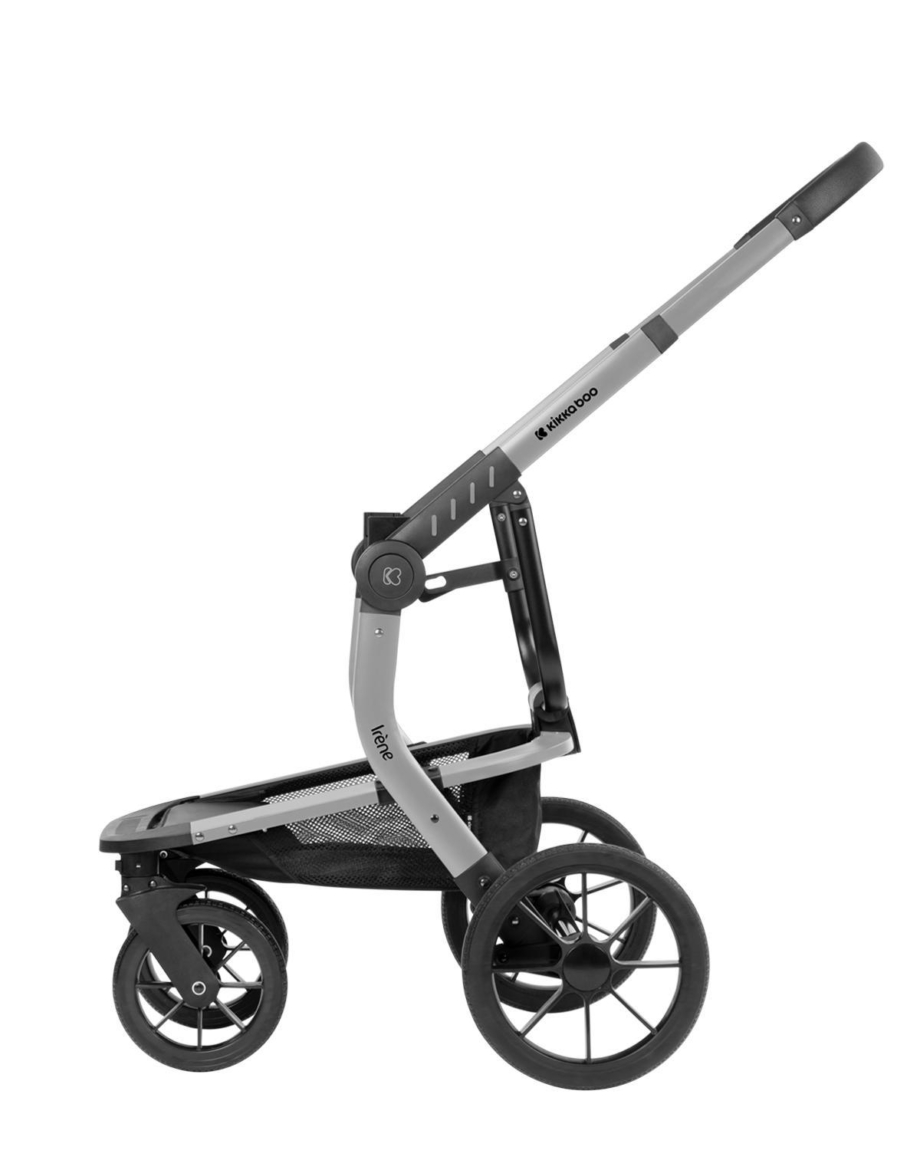 KIKKA BOO Kolica IRENE premium 3in1 set sa I-SIZE autosedištem i tvrdom korpom dark grey