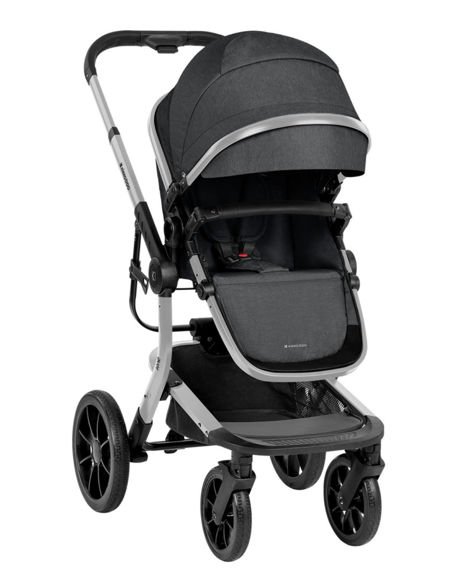KIKKA BOO Kolica IRENE premium 3in1 set sa I-SIZE autosedištem i tvrdom korpom dark grey