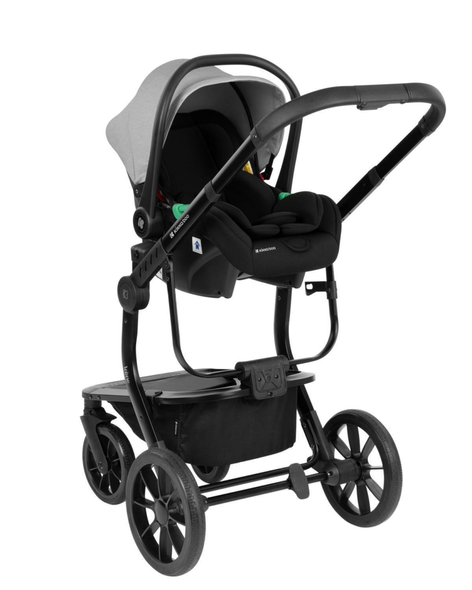 KIKKA BOO Kolica IRENE premium 3in1 set sa I-SIZE autosedištem i tvrdom korpom light grey KIKKA BOO Kolica IRENE premium 3in1 set sa I-SIZE autosedištem i tvrdom korpom light grey