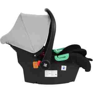 KIKKA BOO Kolica IRENE premium 3in1 set sa I-SIZE autosedištem i tvrdom korpom light grey - Slika 15