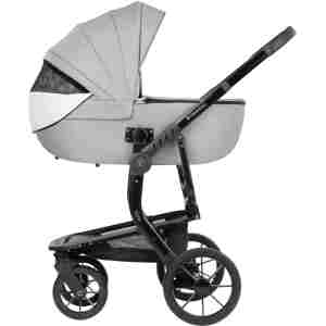 KIKKA BOO Kolica IRENE premium 3in1 set sa I-SIZE autosedištem i tvrdom korpom light grey - Slika 5