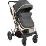 Kikka Boo kolica Kaia premium dark grey sa kombinovanim sedištem