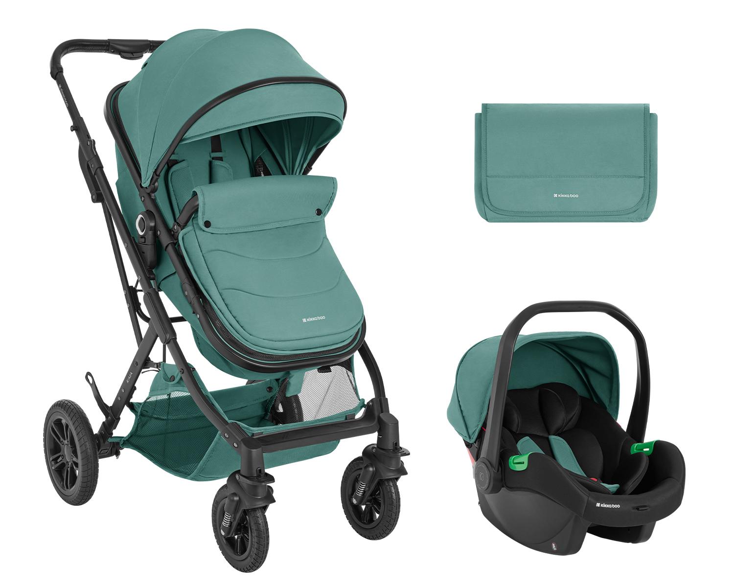Kolica KAIA premium set 2in1 sa I-SIZE autosedištem mint