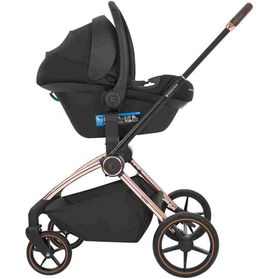 KIKKA BOO Kolica KARA army green set 2in1 sa tvrdom korpom