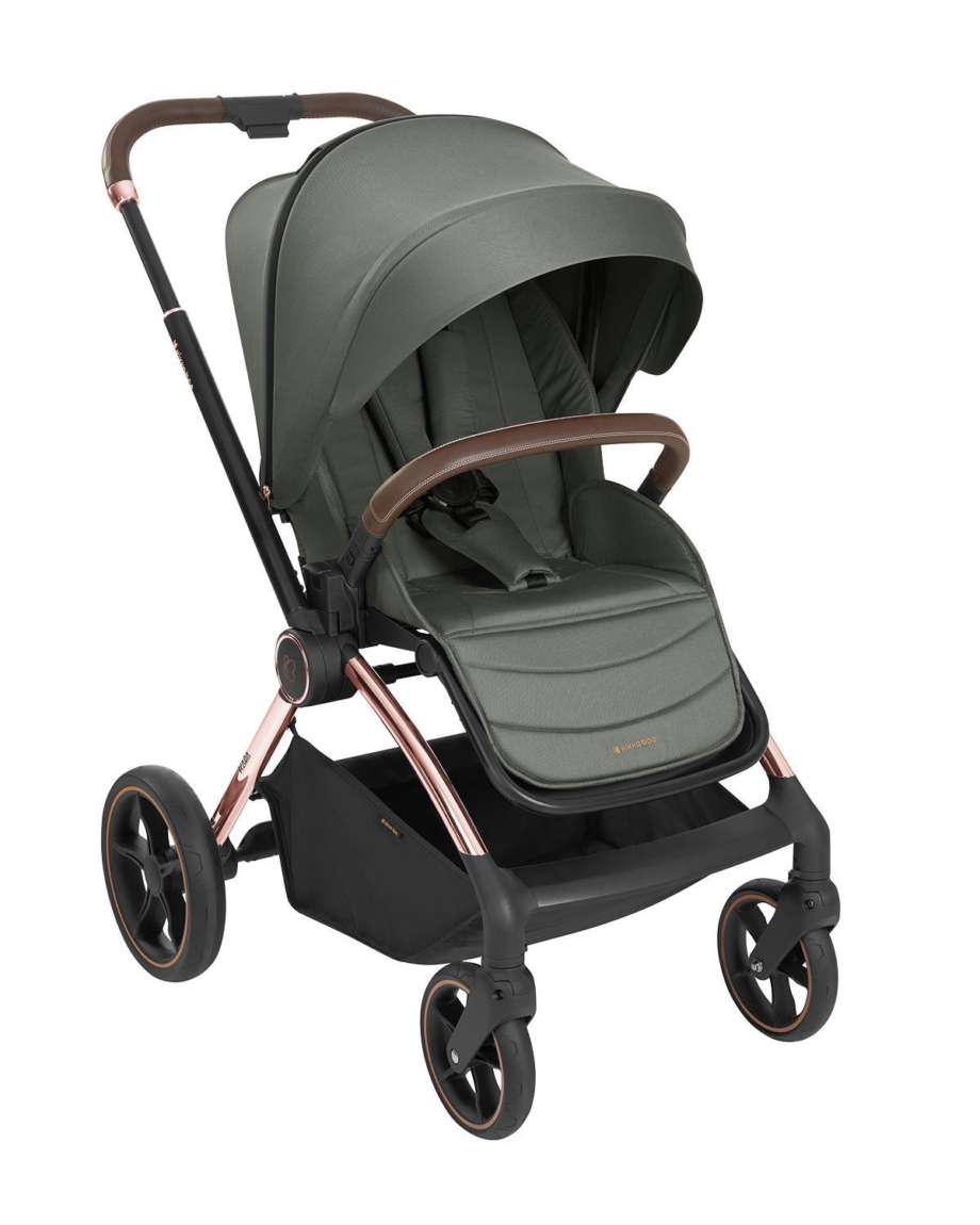 KIKKA BOO Kolica KARA army green set 2in1 sa tvrdom korpom KIKKA BOO Kolica KARA army green set 2in1 sa tvrdom korpom