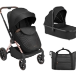 Kolica KARA black set 2in1 sa tvrdom korpom