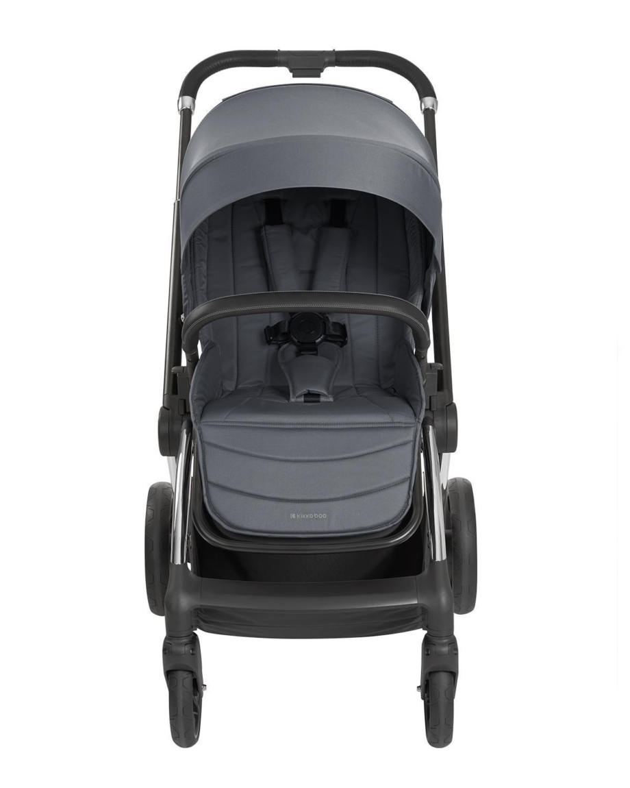KIKKA BOO Kolica KARA grey set 2in1 sa tvrdom korpom