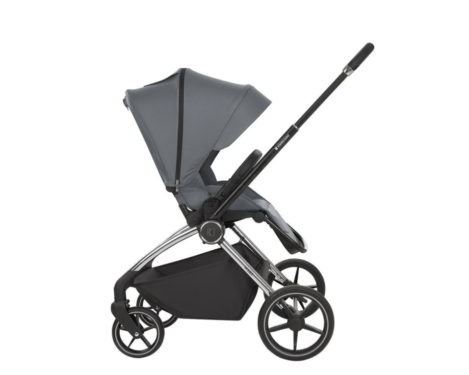 KIKKA BOO Kolica KARA grey set 2in1 sa tvrdom korpom