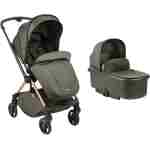 Kolica LANAH army green set 2in1 sa tvrdom korpom
