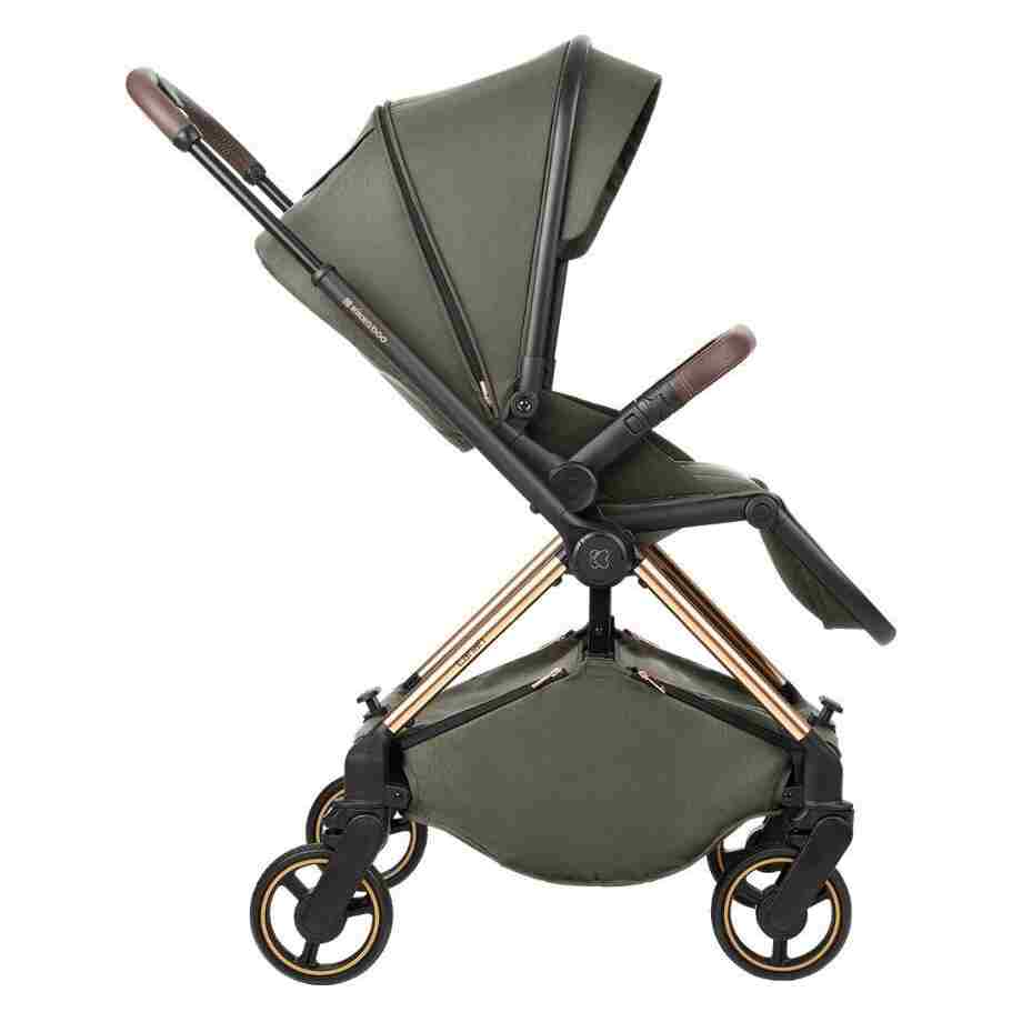 KIKKA BOO Kolica LANAH army green set 2in1 sa tvrdom korpom