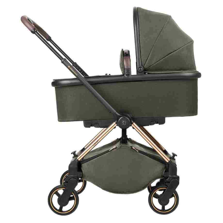 KIKKA BOO Kolica LANAH army green set 2in1 sa tvrdom korpom