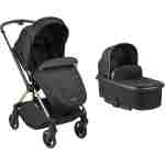 Kolica LANAH black set 2in1 sa tvrdom korpom