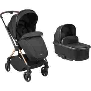 Kolica LANAH black set 2in1 sa tvrdom korpom
