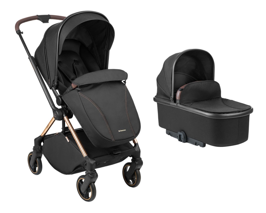 Kolica LANAH black set 2in1 sa tvrdom korpom
