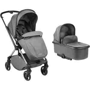 Kolica LANAH grey set 2in1 sa tvrdom korpom