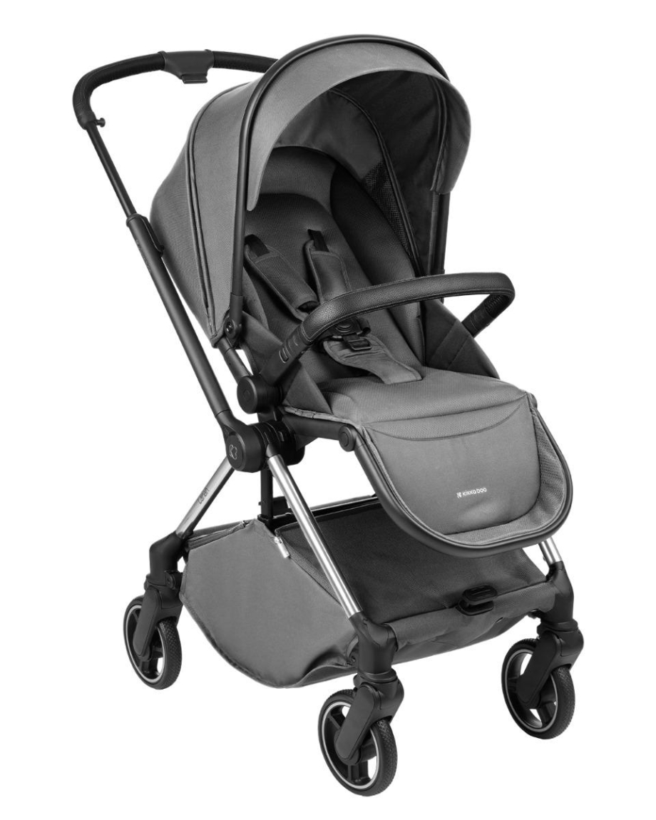 KIKKA BOO Kolica LANAH grey set 2in1 sa tvrdom korpom
