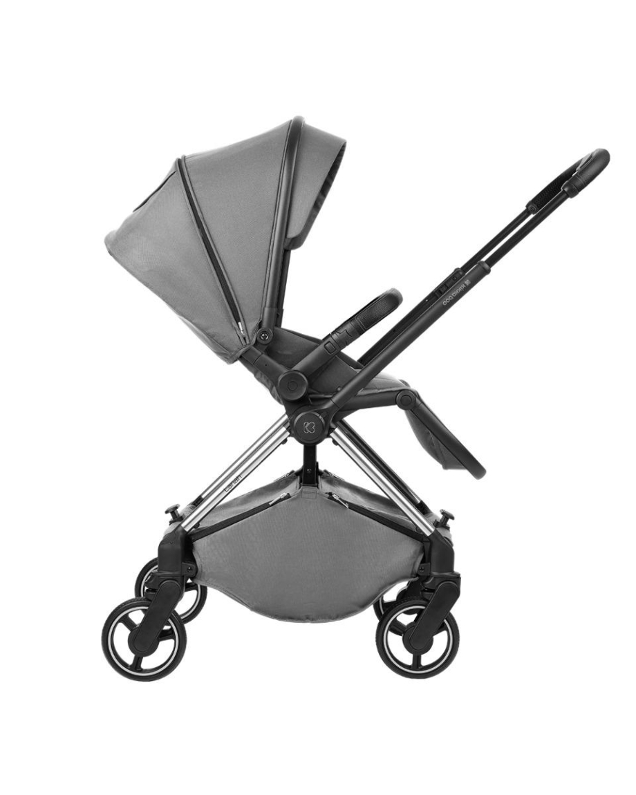 KIKKA BOO Kolica LANAH grey set 2in1 sa tvrdom korpom