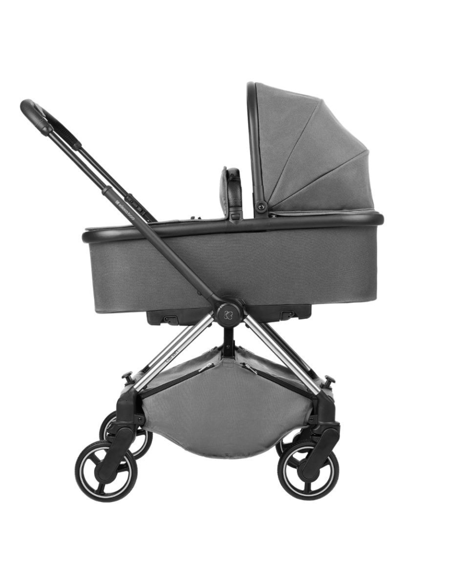 KIKKA BOO Kolica LANAH grey set 2in1 sa tvrdom korpom
