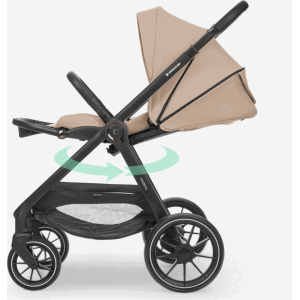 KIKKA BOO Kolica MODENA 3in1 set sa I-SIZE autosedištem i tvrdom korpom beige - Slika 27