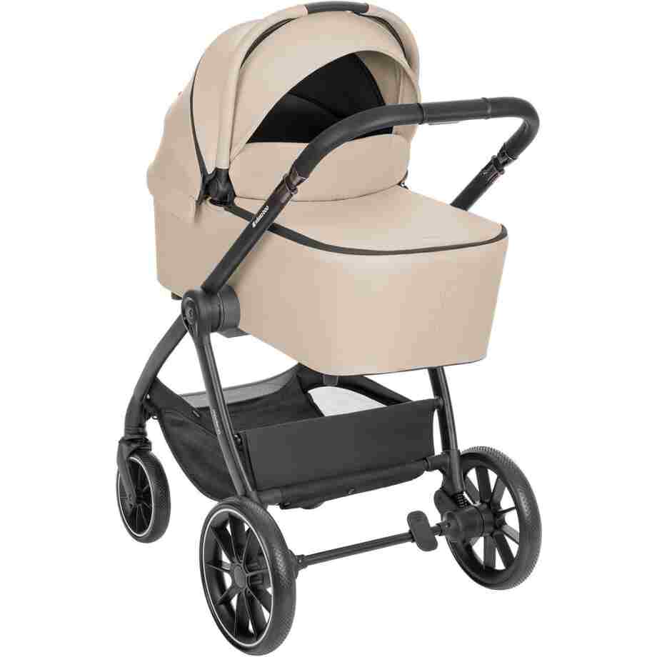 KIKKA BOO Kolica MODENA 3in1 set sa I-SIZE autosedištem i tvrdom korpom beige