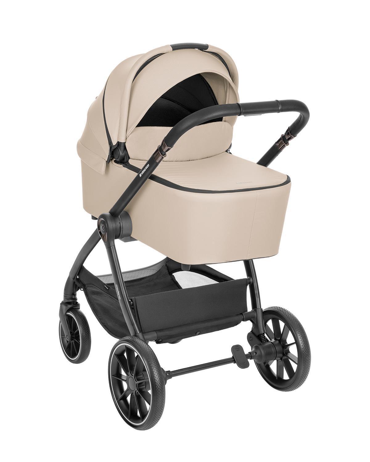 KIKKA BOO Kolica MODENA 3in1 set sa I-SIZE autosedištem i tvrdom korpom beige