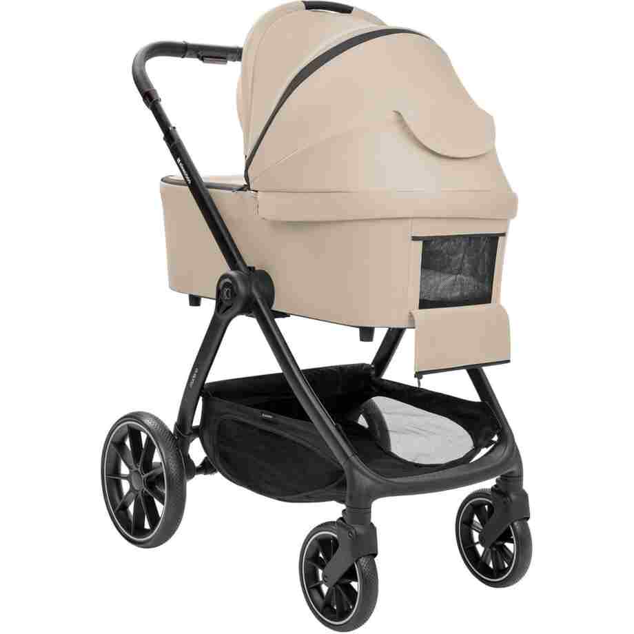 KIKKA BOO Kolica MODENA 3in1 set sa I-SIZE autosedištem i tvrdom korpom beige
