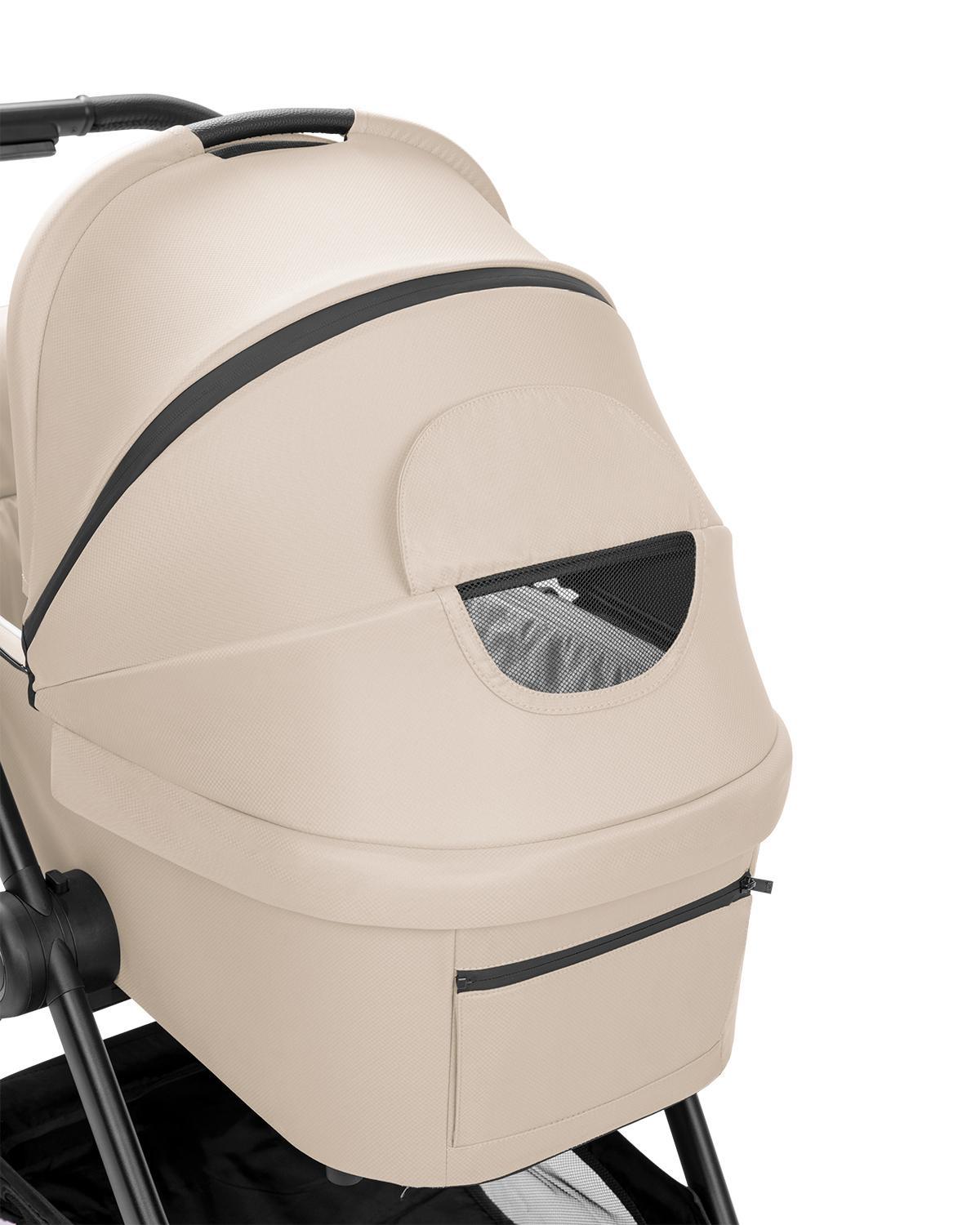 KIKKA BOO Kolica MODENA 3in1 set sa I-SIZE autosedištem i tvrdom korpom beige